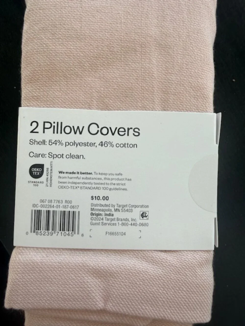 NEW 2 Pillow Covers Pink